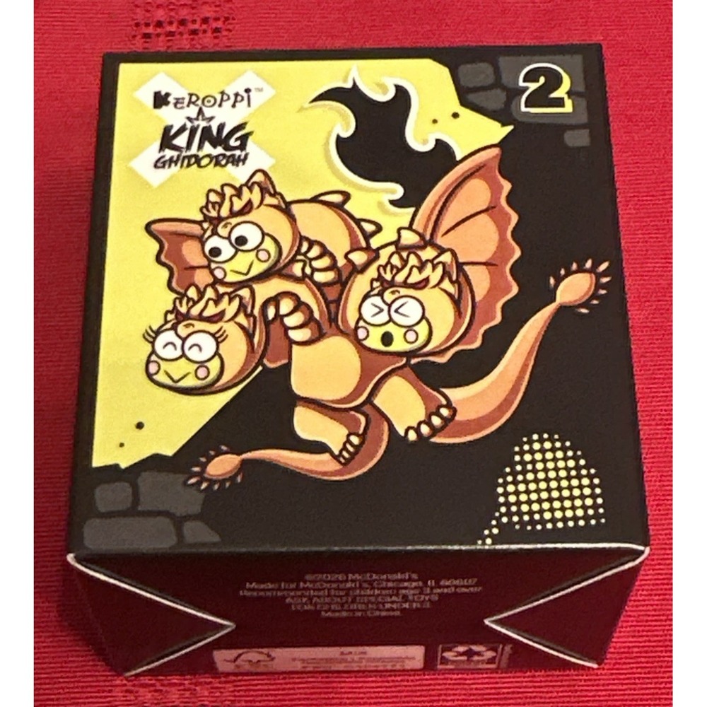McDonald's Hello Kitty Godzilla Keroppi X King Ghidorah Toy #2 2026 NEW!